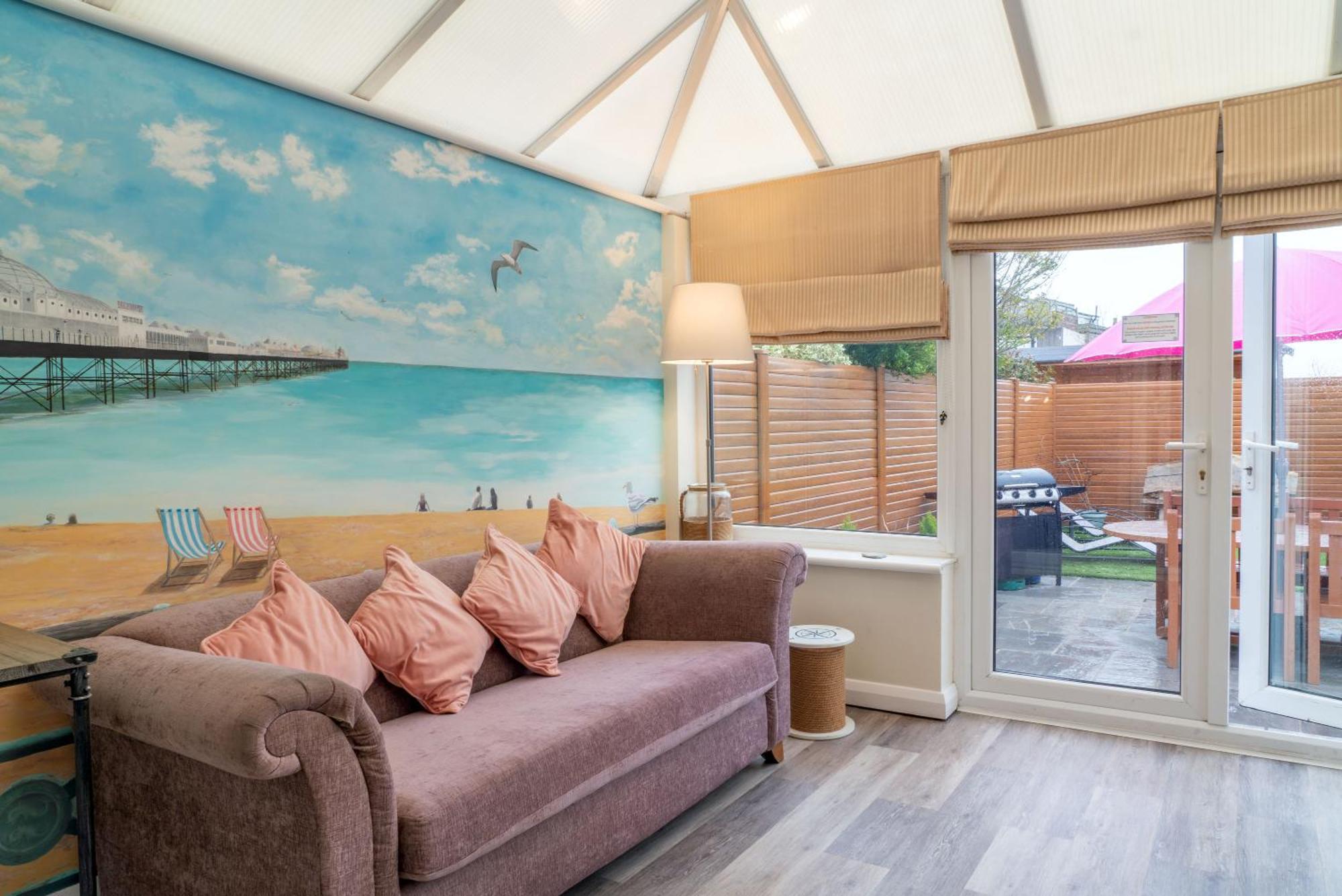Sunny Queens Park Home - Garden & Private Parking Hove Esterno foto
